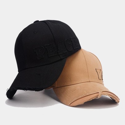Retro distressed comfortable baseball cap