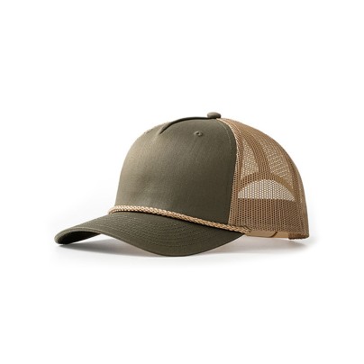 Color-blocked mesh breathable baseball cap