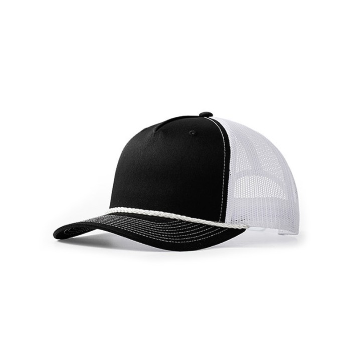 Color-blocked mesh breathable baseball cap