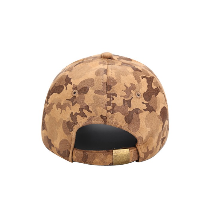 Camouflage print durable baseball cap