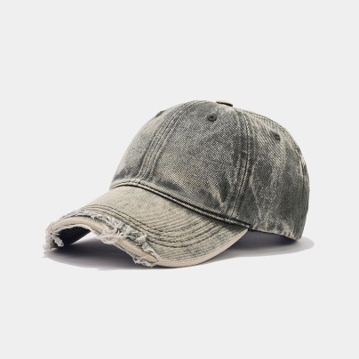 Washed vintage distressed baseball cap