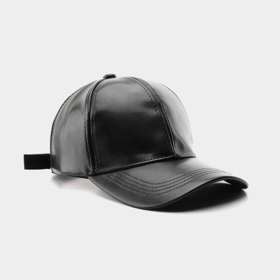 Stylish and comfortable leather baseball cap