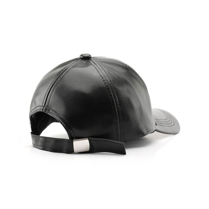 Stylish and comfortable leather baseball cap Stylish and comfortable leather baseball cap