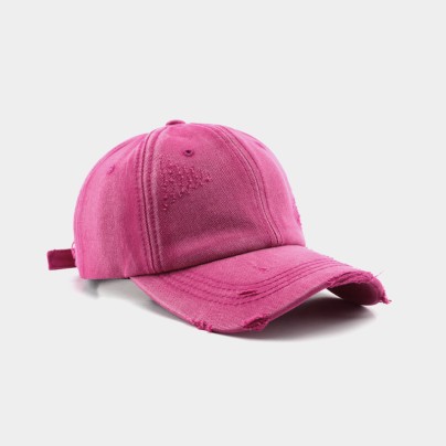 Washed and distressed vintage baseball cap