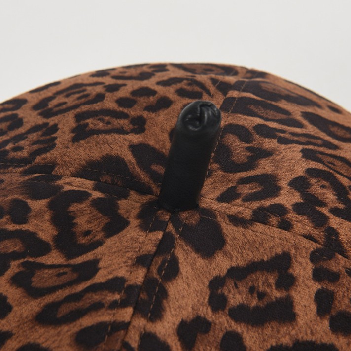Stylish and comfortable leopard print beret