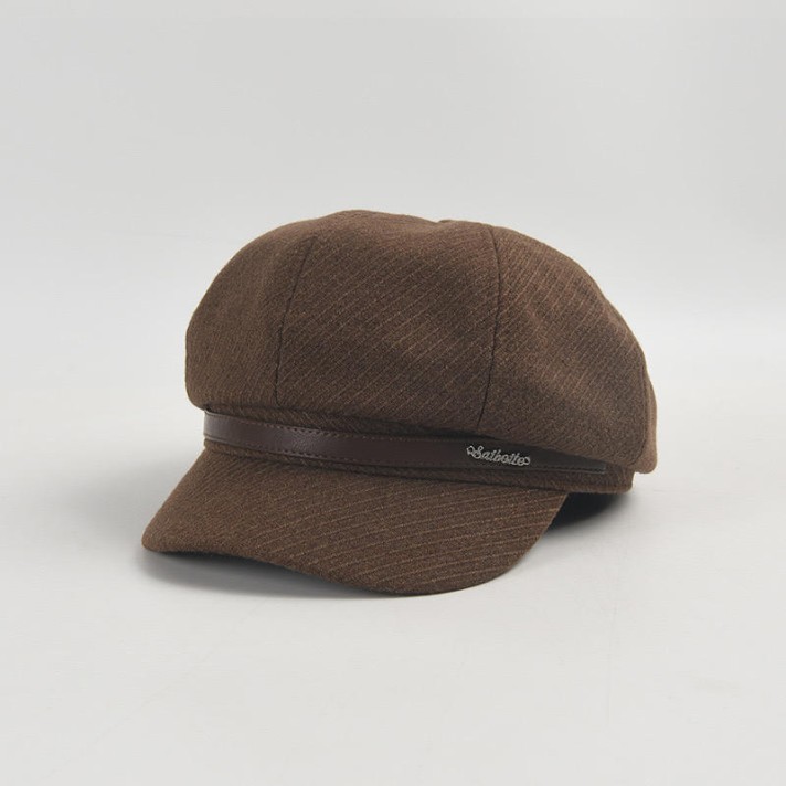 Casual twill warm and comfortable beret