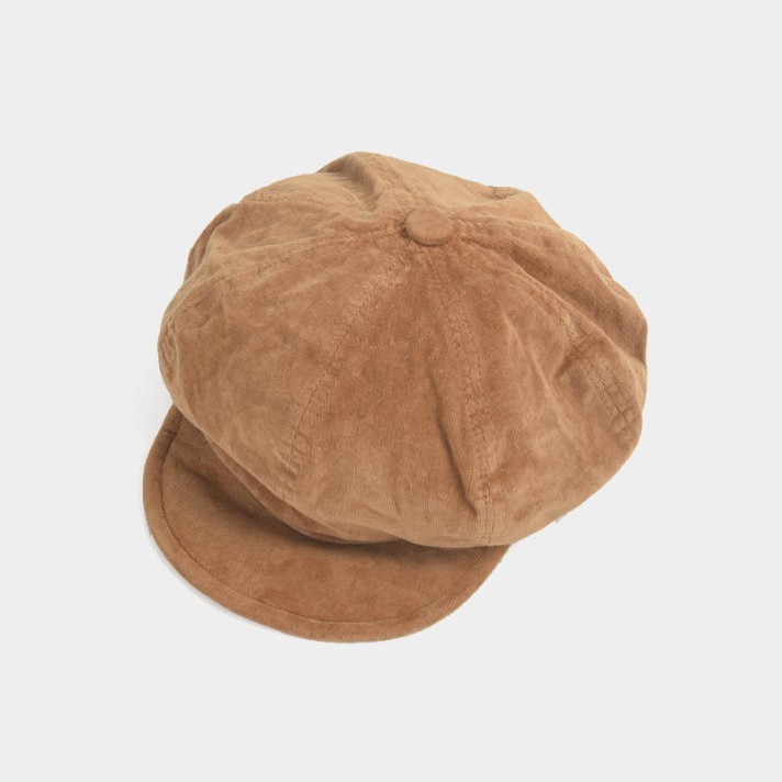 Unique warm corduroy comfortable beret
