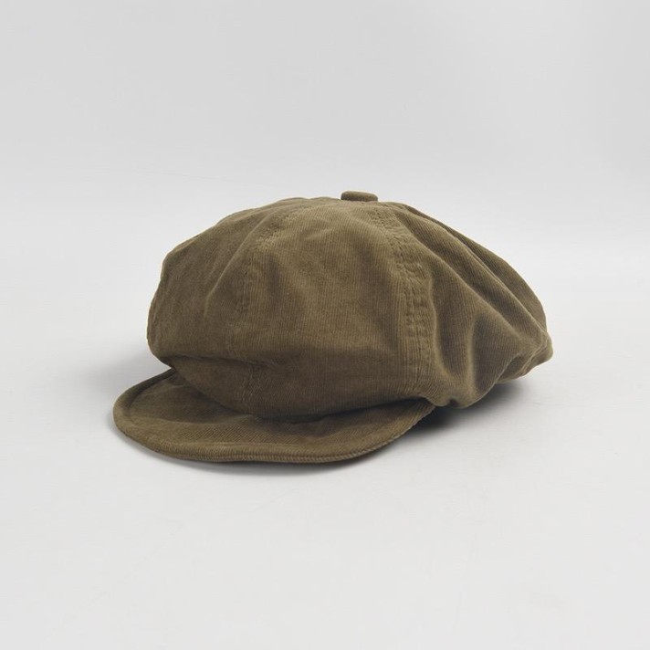 Unique warm corduroy comfortable beret