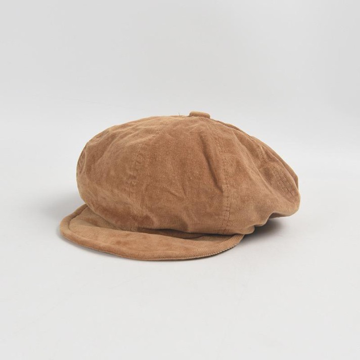 Unique warm corduroy comfortable beret