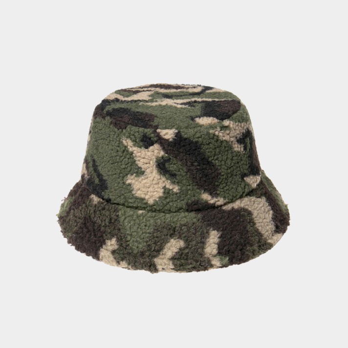Camouflage comfortable and warm bucket hat