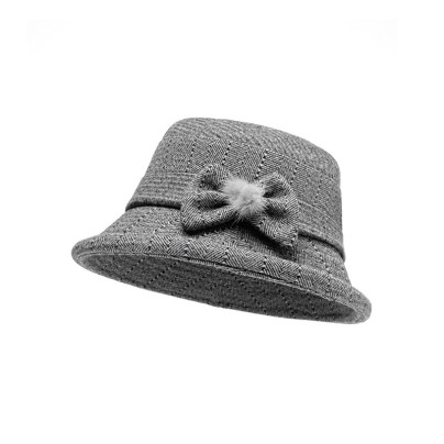 Winter warm and comfortable wool bucket hat