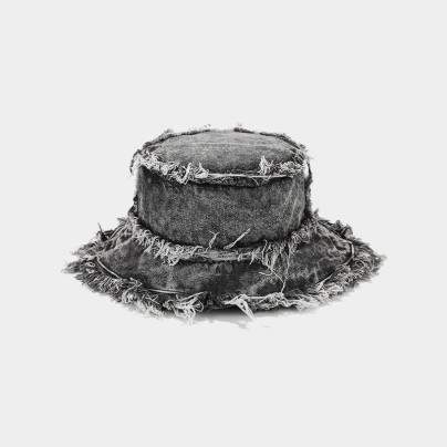 Vintage washed and distressed bucket hat