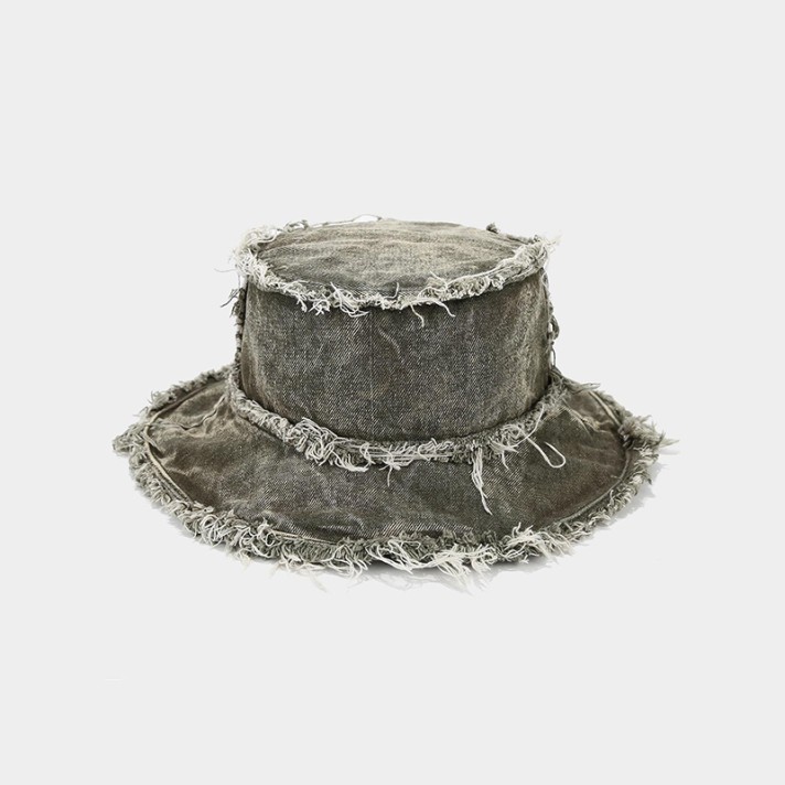 Vintage washed and distressed bucket hat