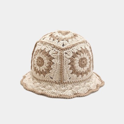 Stylish patterned crochet bucket hat