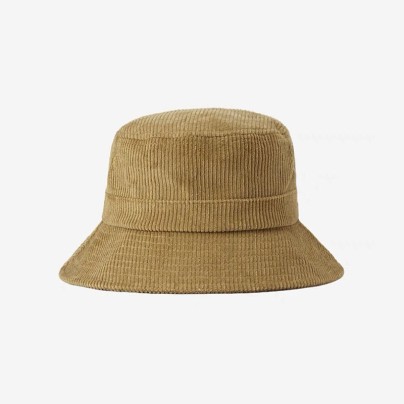 Simple and comfortable corduroy bucket hat