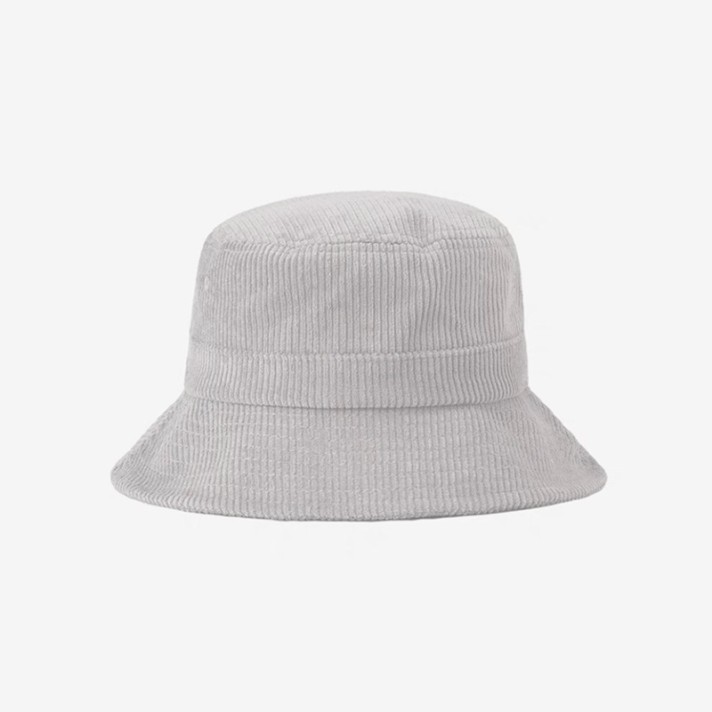 Simple and comfortable corduroy bucket hat
