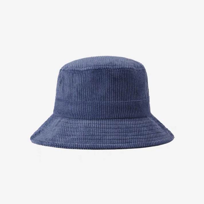 Simple and comfortable corduroy bucket hat