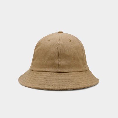 Winter simple cotton dome-shaped bucket hat