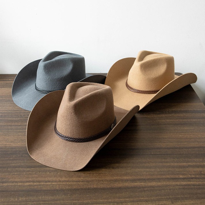 High-quality fashionable wool felt hat