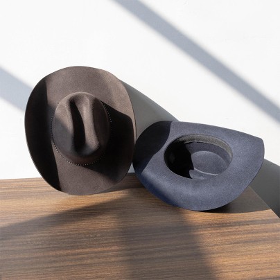 High-quality wide-brimmed wool felt hat