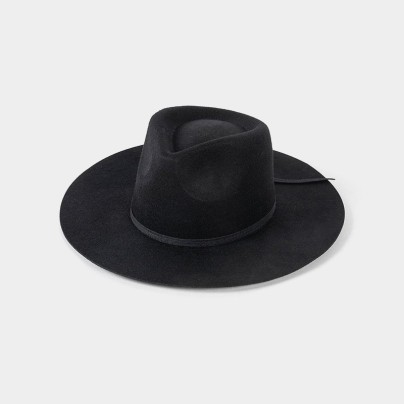 Outdoor simple wide-brimmed wool felt hat