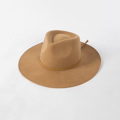 Outdoor simple wide-brimmed wool felt hat