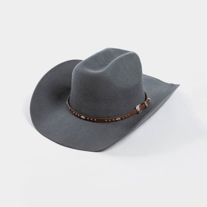 Outdoor rolled-brimmed wool felt hat
