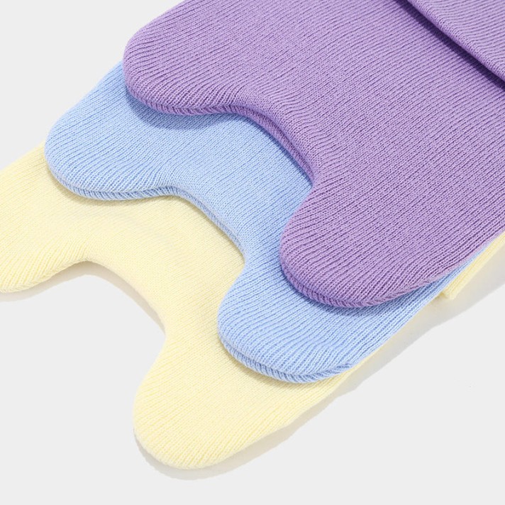 Solid color cute cartoon cow ear knitted hat Solid color cute cartoon cow ear knitted hat