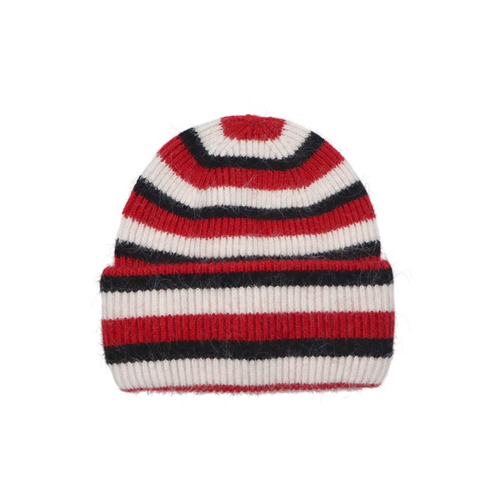 New warm and thick striped knit hat New warm and thick striped knit hat