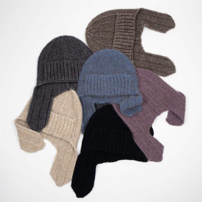 High-elasticity warm ear-protecting knitted hat