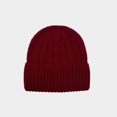 Warm and casual outdoor jacquard knit hat