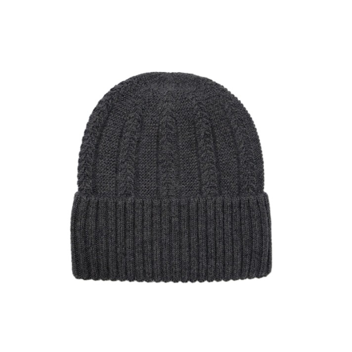 Warm and casual outdoor jacquard knit hat