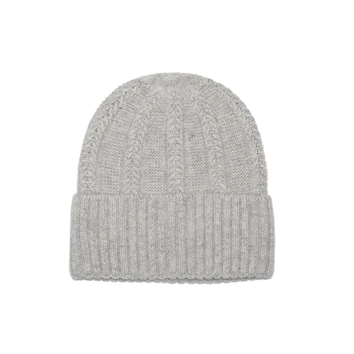Warm and casual outdoor jacquard knit hat
