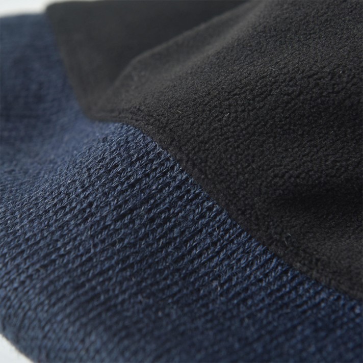 Wool-lined thickened brimless knitted cap Wool-lined thickened brimless knitted cap