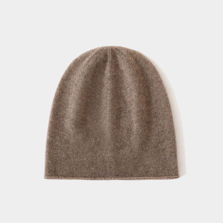 Lazy soft and warm cashmere knit hat