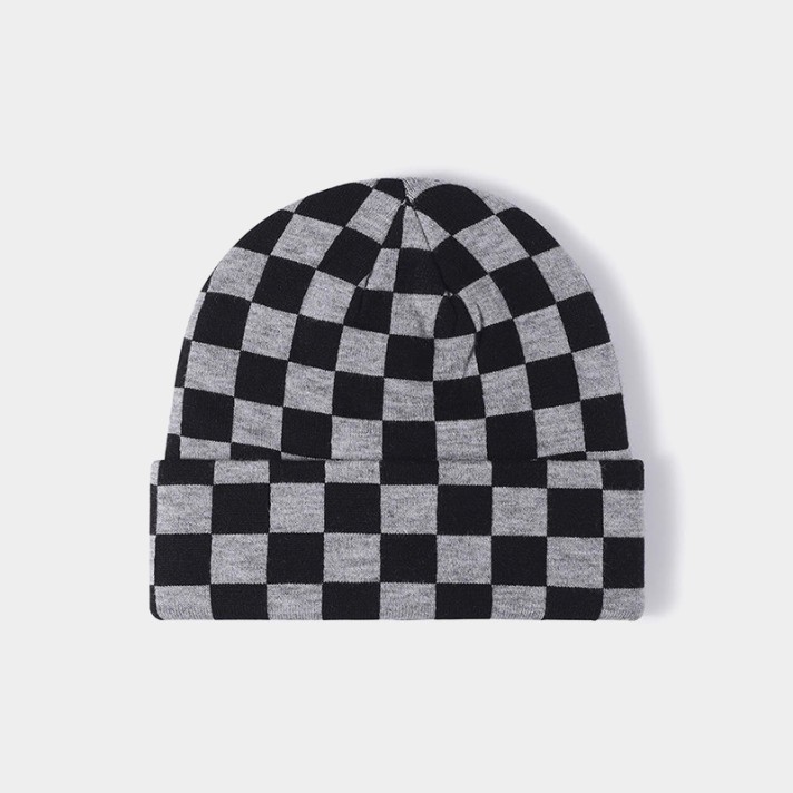 Mesh pattern comfortable knit hat