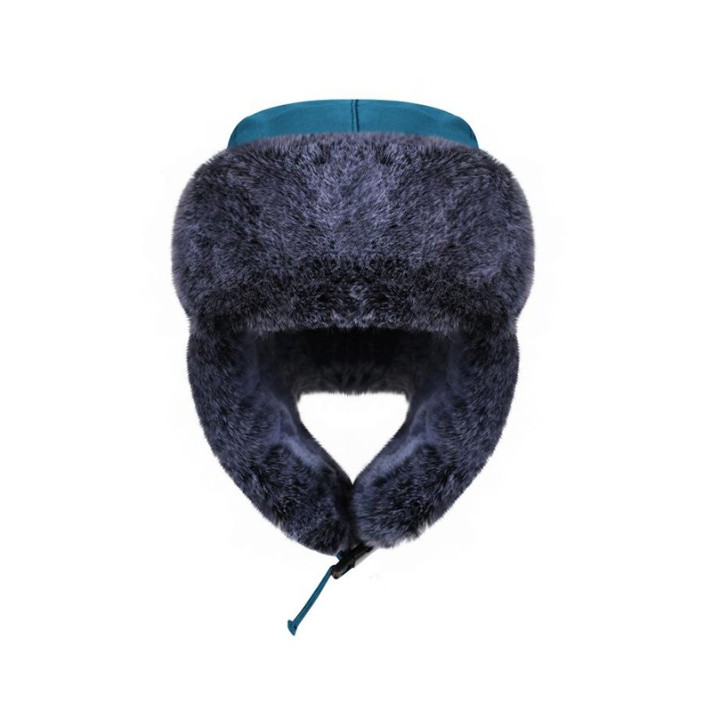 Windproof outdoor warm fleece hat