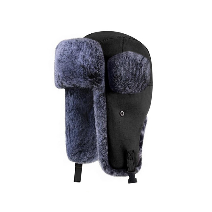 Windproof outdoor warm fleece hat