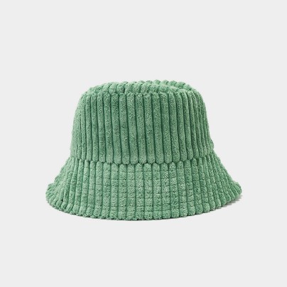 High-quality winter corduroy plush hat