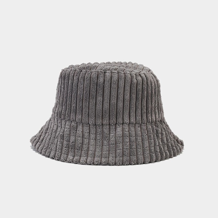 High-quality winter corduroy plush hat