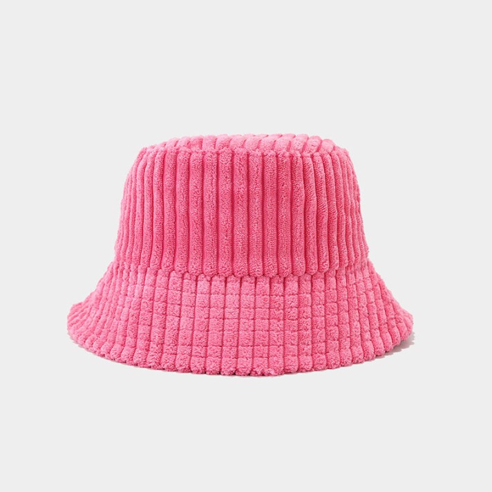 High-quality winter corduroy plush hat