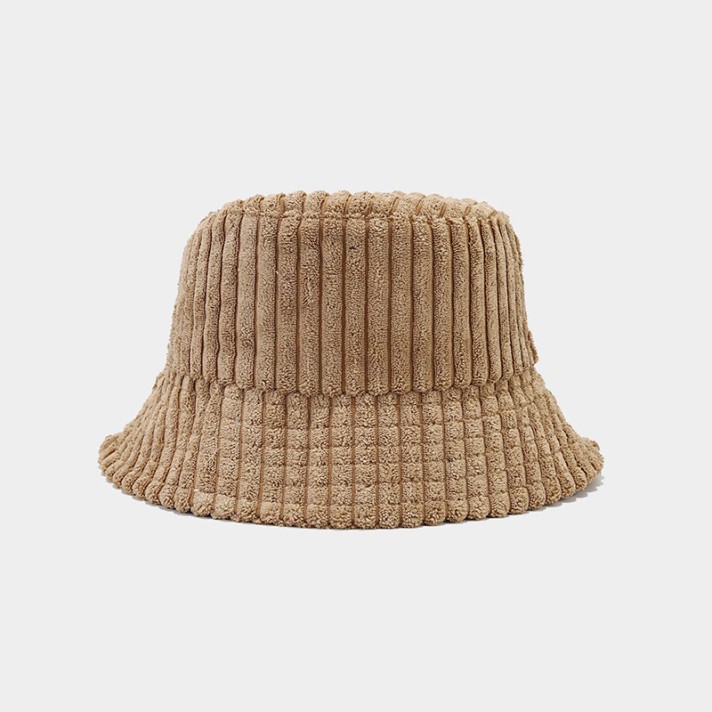 High-quality winter corduroy plush hat