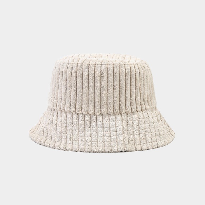 High-quality winter corduroy plush hat