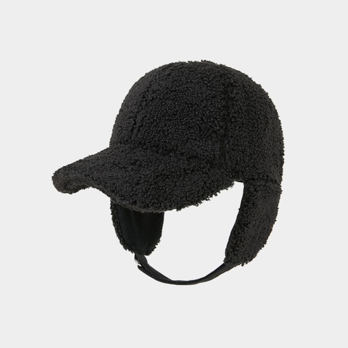 Autumn warm ear-covering fleece hat