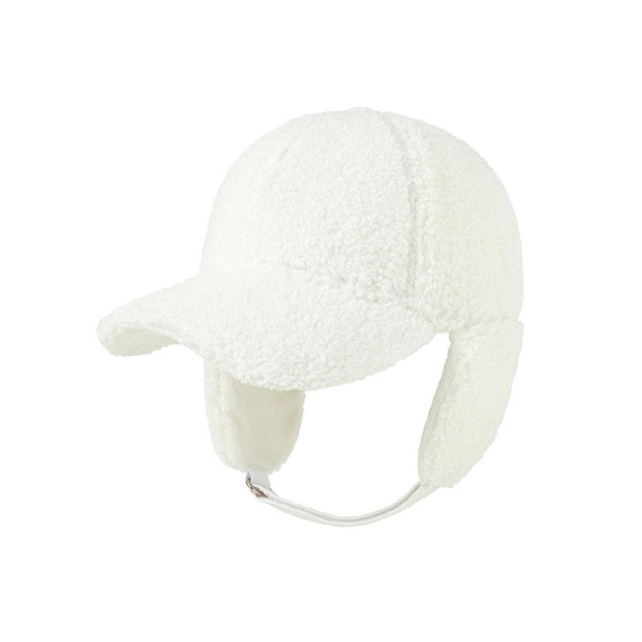 Autumn warm ear-covering fleece hat