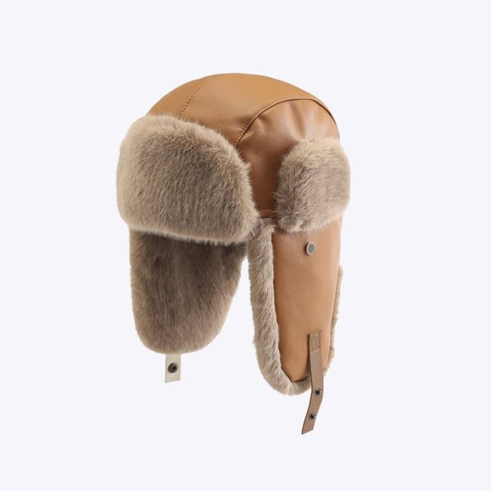 Windproof and warm thick fleece hat