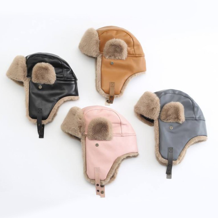 Windproof and warm thick fleece hat