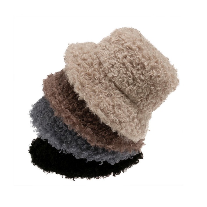 Stylish outdoor thickened warm fleece hat