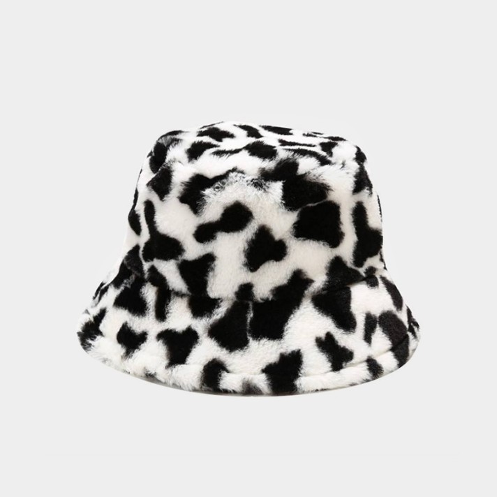 Unique patterned soft and warm plush hat