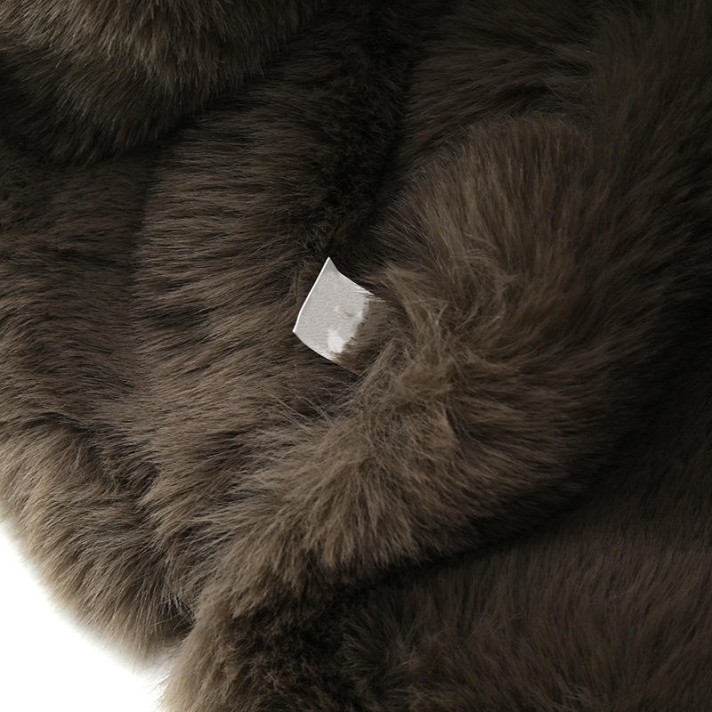 Thick fur-lined warm and windproof plush hat